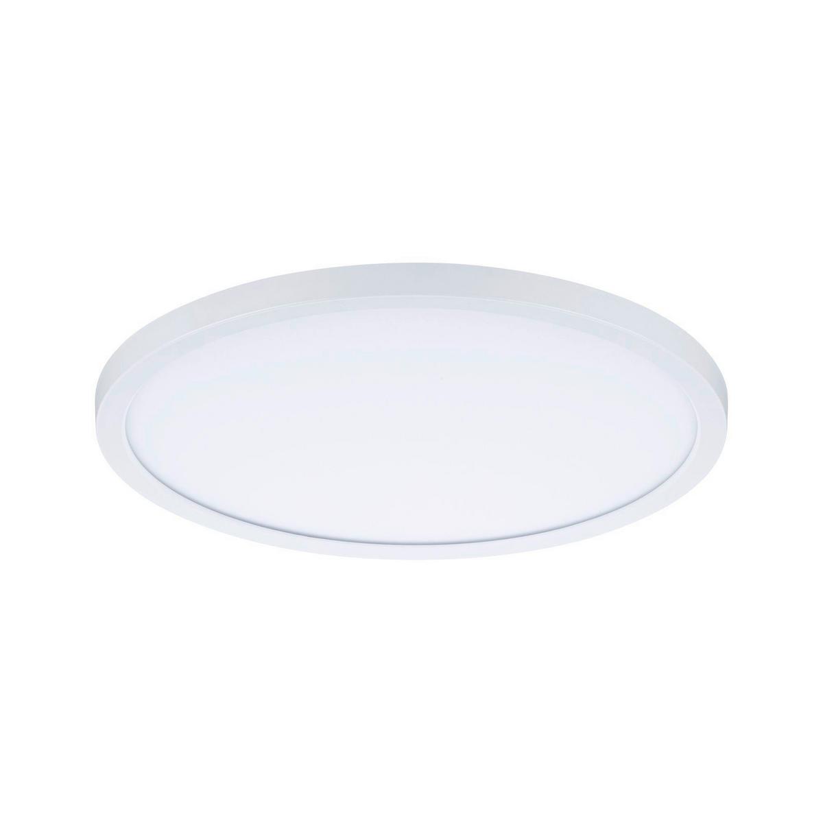 Led-paneel Ø 23 Cm Rund Dimmbar - Weiß, Design, Kunststoff (23.0cm) - Paulmann