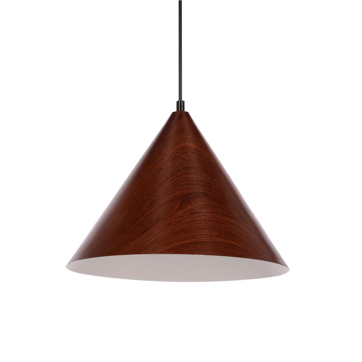 Hängeleuchte 31-23414 Dunca - Nussbaumfarben/Schwarz, Design, Metall (32/32/115cm)
