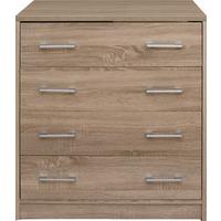 KOMODA ZORA - Modern, kompozitné drevo/plast (75/85/50cm)