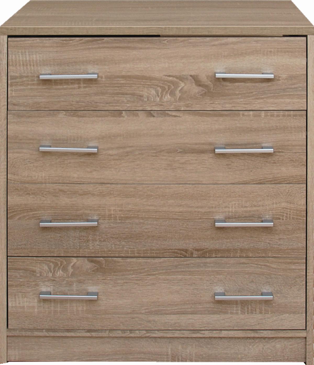 KOMODA ZORA - Modern, kompozitné drevo/plast (75/85/50cm)