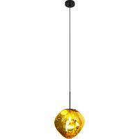 Hängeleuchte Canopus Gelb D: 28 cm - Gelb, Basics, Glas (28/150cm)