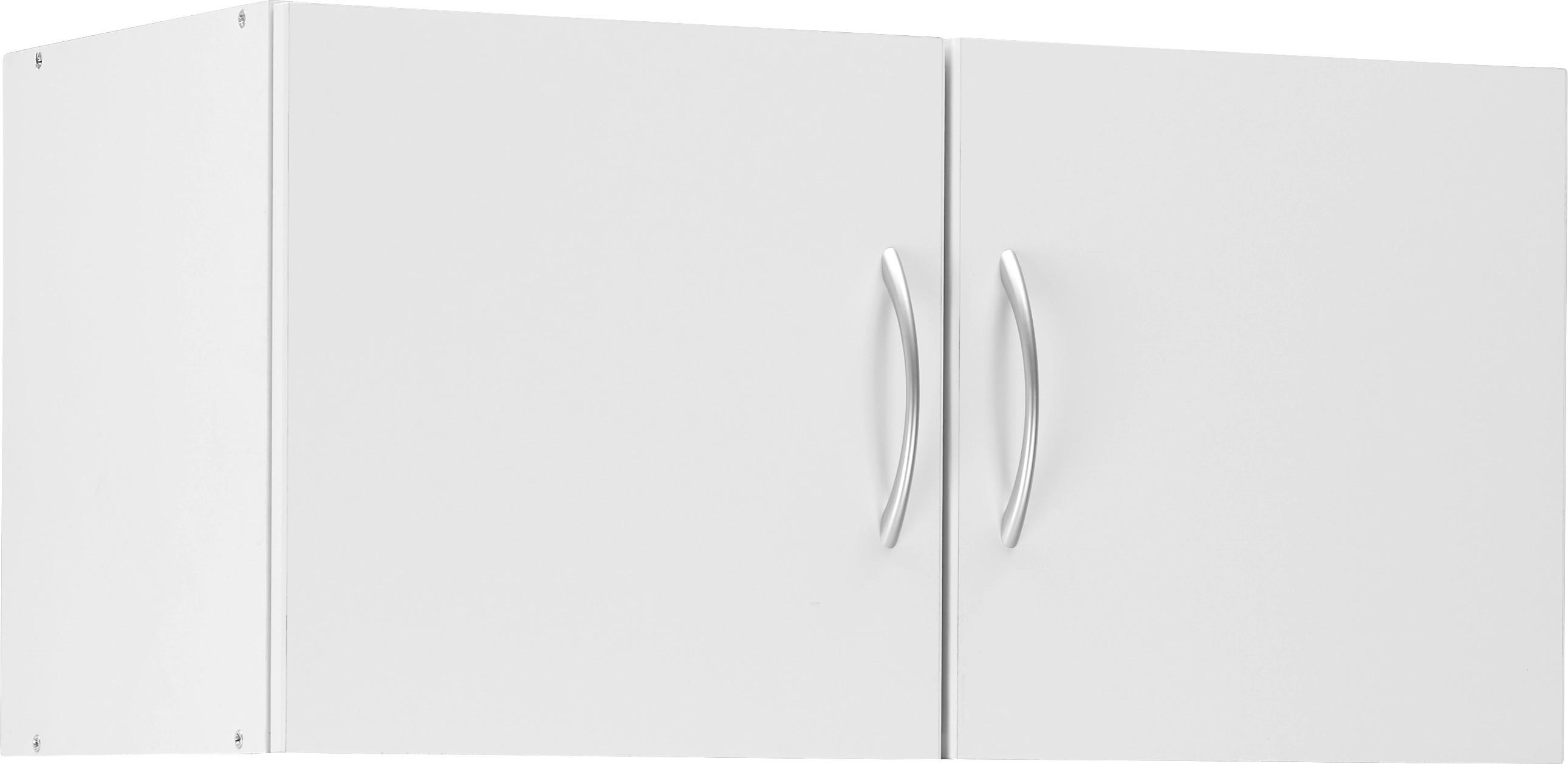 NADSTAVEC NA SKRIŇU MRK - biela/hliníková, Konventionell, kompozitné drevo/plast (80/40/40cm) - Mömax