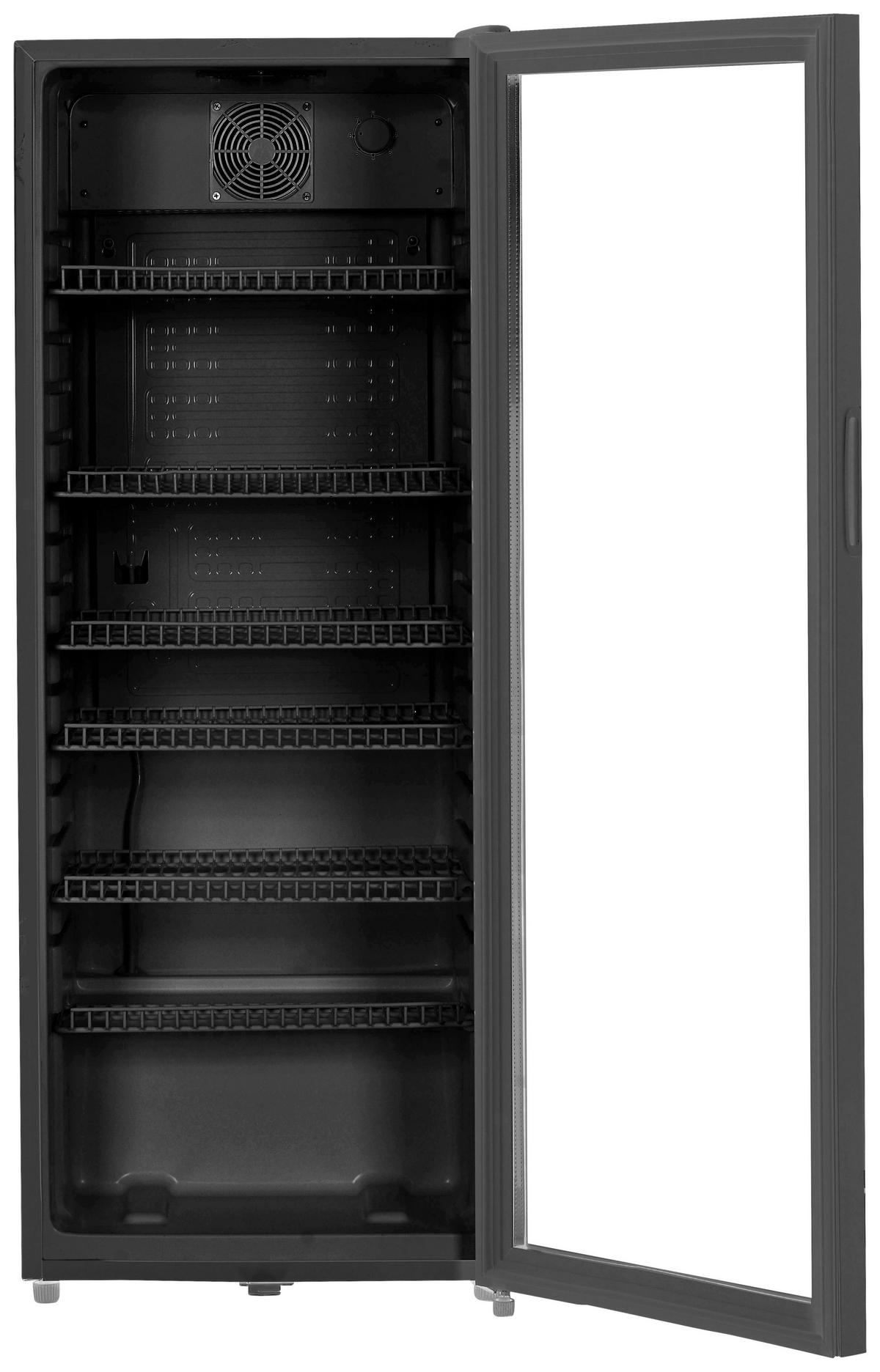 Getränkekühlschrank Ksg 237 Sw Getränkekühler - Schwarz, Basics, Glas/Kunststoff (54.5/140.5/56.5cm) - Silva Schneider