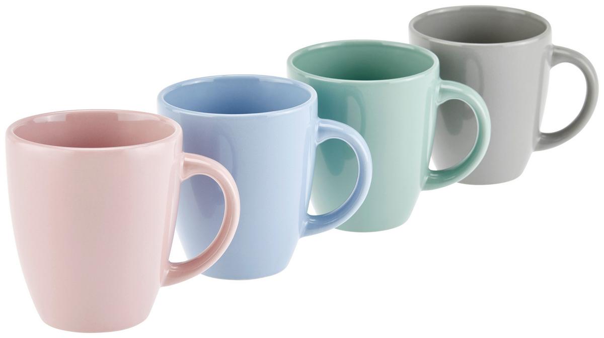 Kaffeebecher Steinzeug 300 ml Uni/Grau Fiorella - Grau, KONVENTIONELL, Keramik (0,3l) - Luca Bessoni