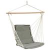 Hängesessel Mit Gestell Relaxe Deckenmontage, Mit Kissen - Grau, KONVENTIONELL, Textil (47/100cm) - Ondega