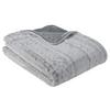 Kuscheldecke Karin Silberfarben 150x200 cm - Silberfarben, ROMANTIK / LANDHAUS, Textil (150/200cm) - James Wood