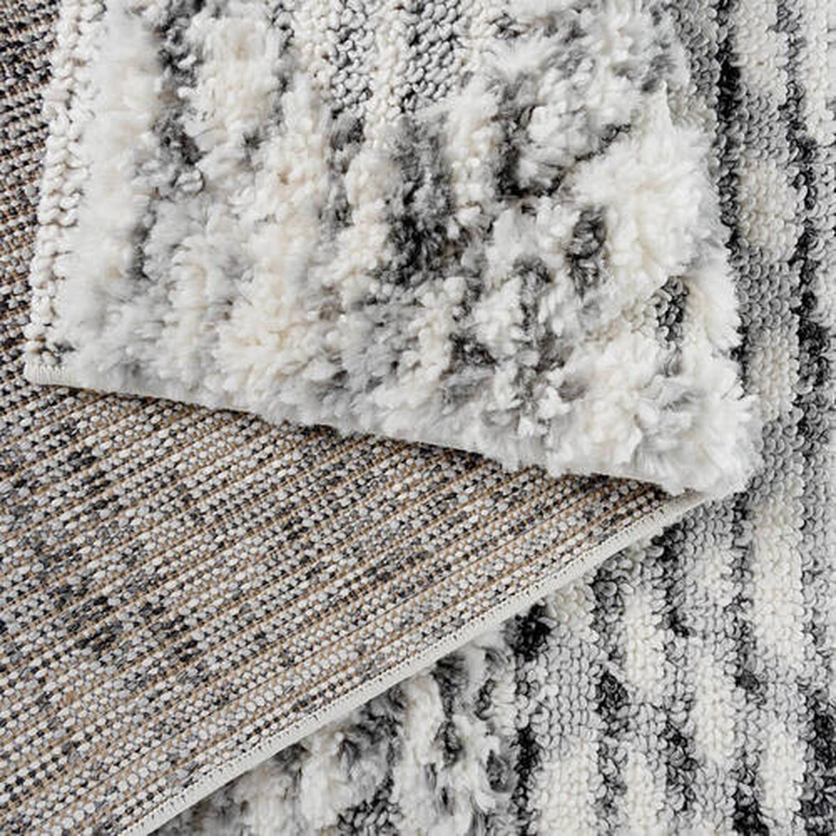 Webteppich Grau/Beige Bahama 120x170 cm - Beige/Grau, KONVENTIONELL, Textil (120/170cm)