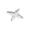 Schienensystem Duoline X-Verbinder 702431 Weiß - Weiß, Basics, Kunststoff (16/2/17cm) - Trio Leuchten