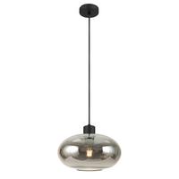 ZÁVĚSNÉ SVÍTIDLO TIPO - černá, Moderní, kov/sklo (30/120cm) - Mömax