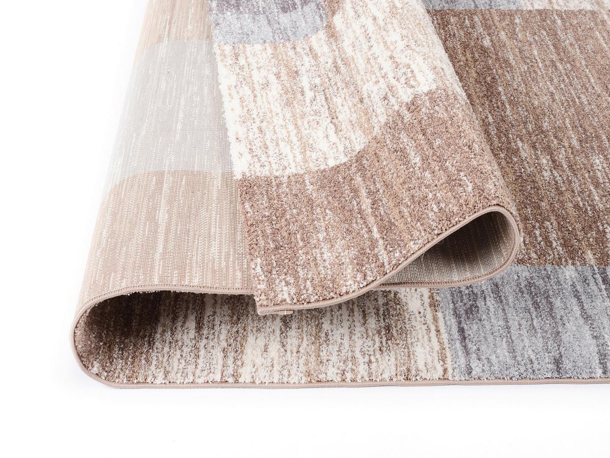 Webteppich Grande Braun/Beige 200x290 cm - Beige/Braun, KONVENTIONELL, Textil (200/290cm) - Novel