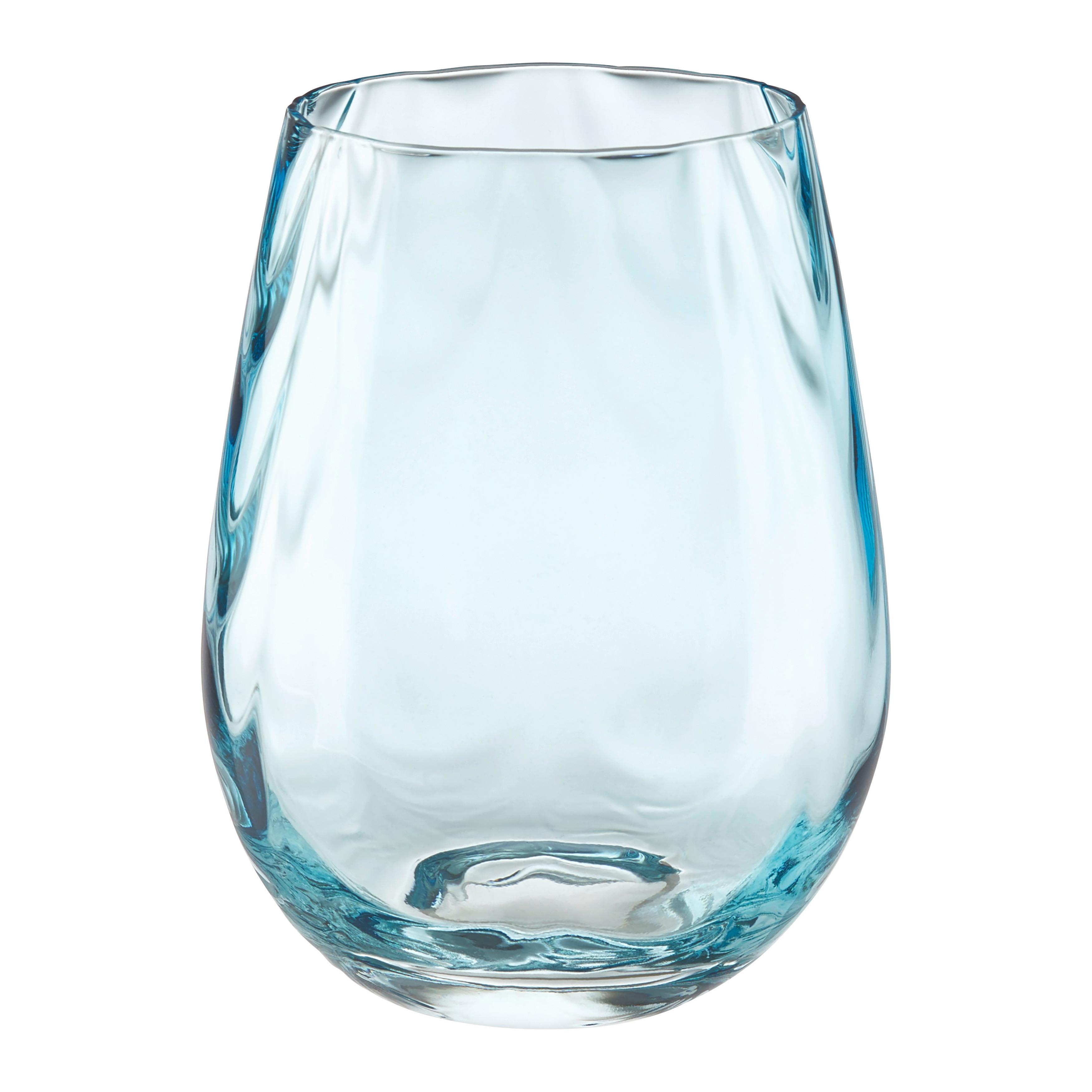 Sklenička LIVIDUS - modrá, Moderní, sklo (9,3/12,5cm) - Mömax