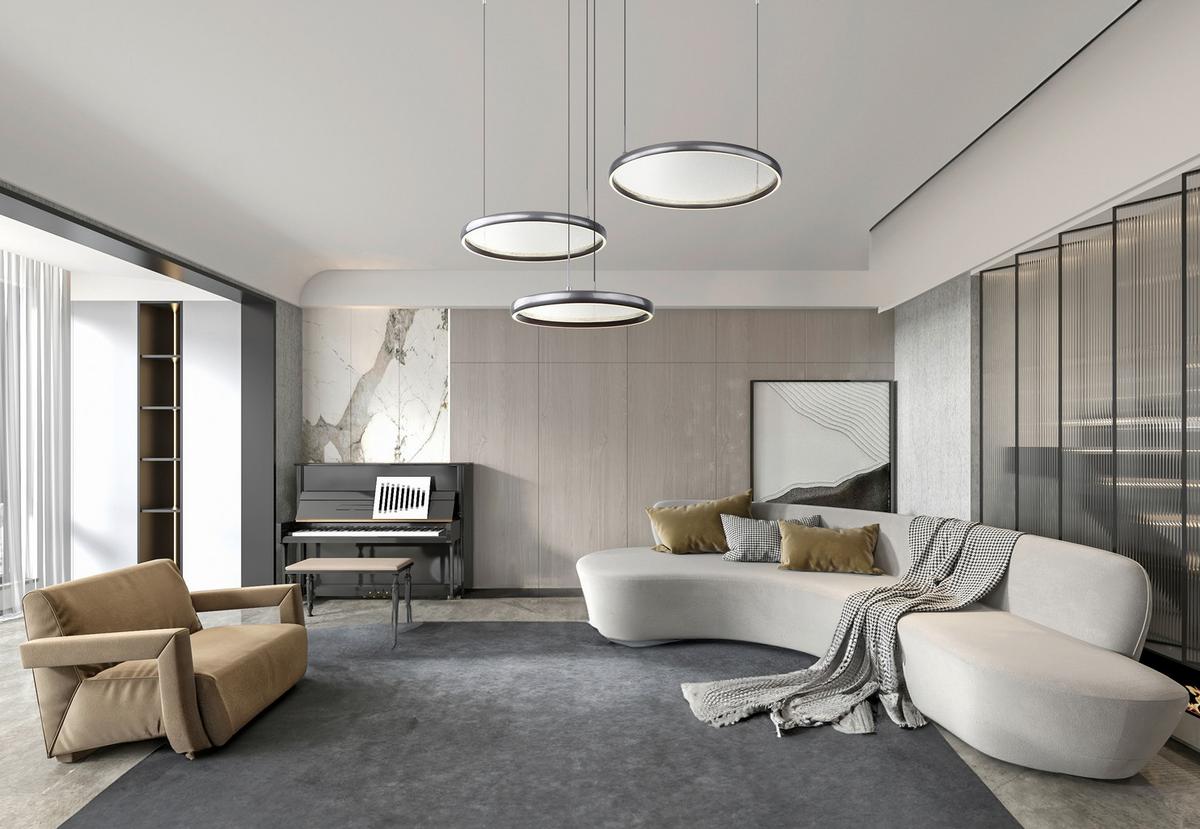 Led Függőlámpa 67186-60 Briggs - fekete/fehér, Design, műanyag/fém (103/83/150cm) - Globo