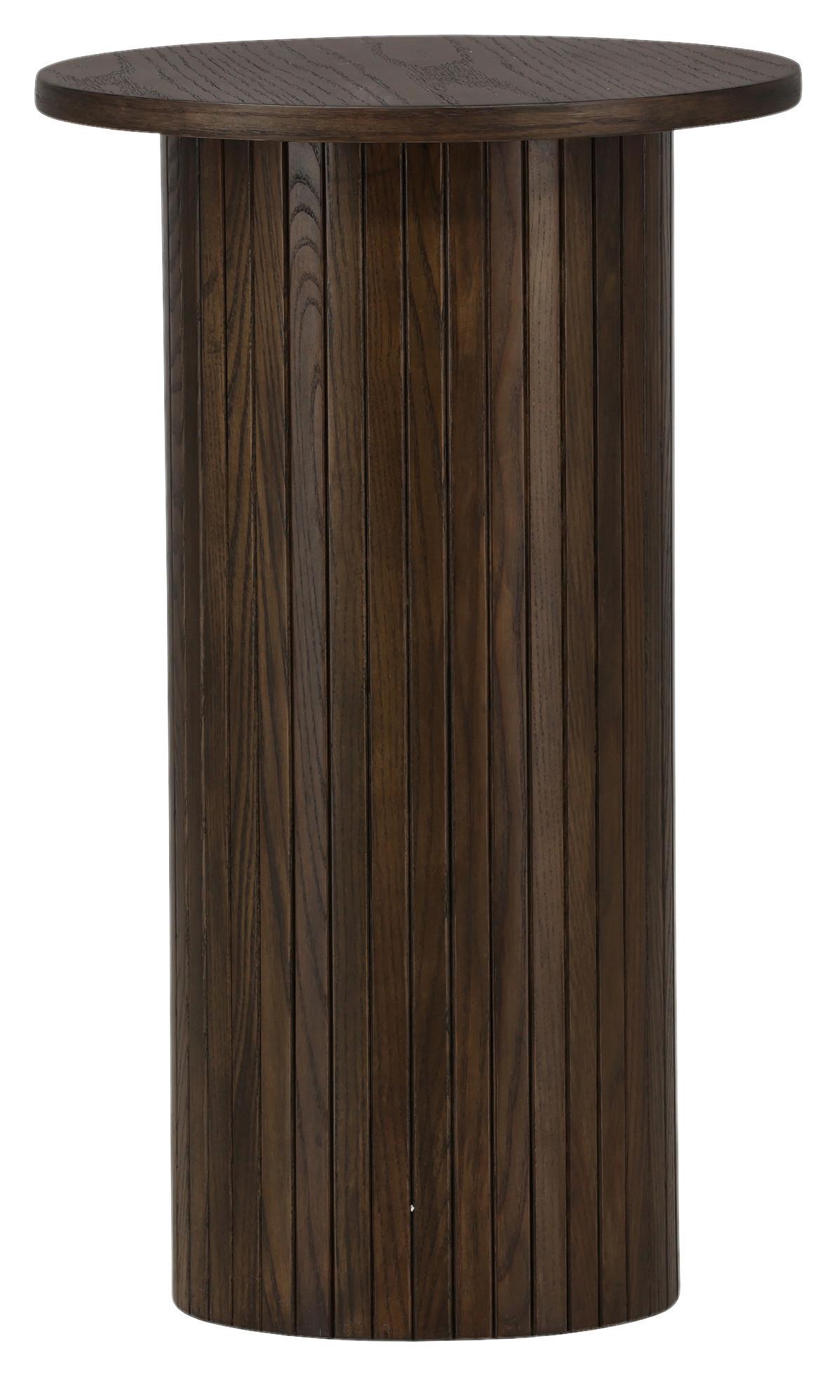 Beistelltisch Bianca - Mokka, Design, Holzwerkstoff (40/40/65cm) - Livetastic