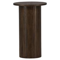 Beistelltisch Bianca - Mokka, Design, Holzwerkstoff (40/40/65cm) - Livetastic