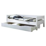 Bett Robby 90x200 cm Weiß - Weiß, KONVENTIONELL, Holz (90/200cm) - Carryhome