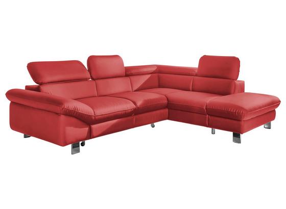 Wohnlandschaft in L-Form Driver 266x214 cm - Chromfarben/Rot, MODERN, Textil (266/214cm) Wohnlandschaft in L-Form Driver 266x214 cm - Chromfarben/Rot, MODERN, Textil (266/214cm)