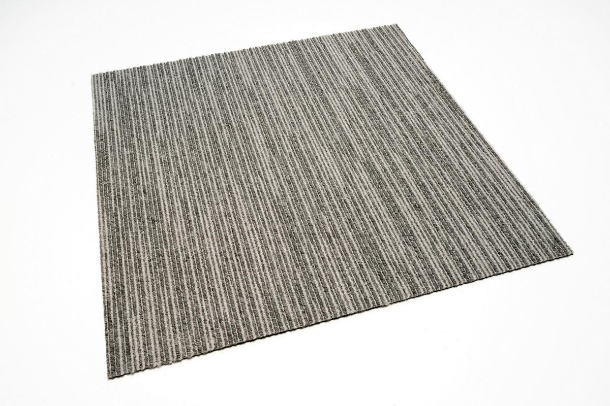 Teppichfliese Hellgrau Ambition 50x50 cm Florhöhe 3mm - Hellgrau, Basics, Textil (50/50cm)