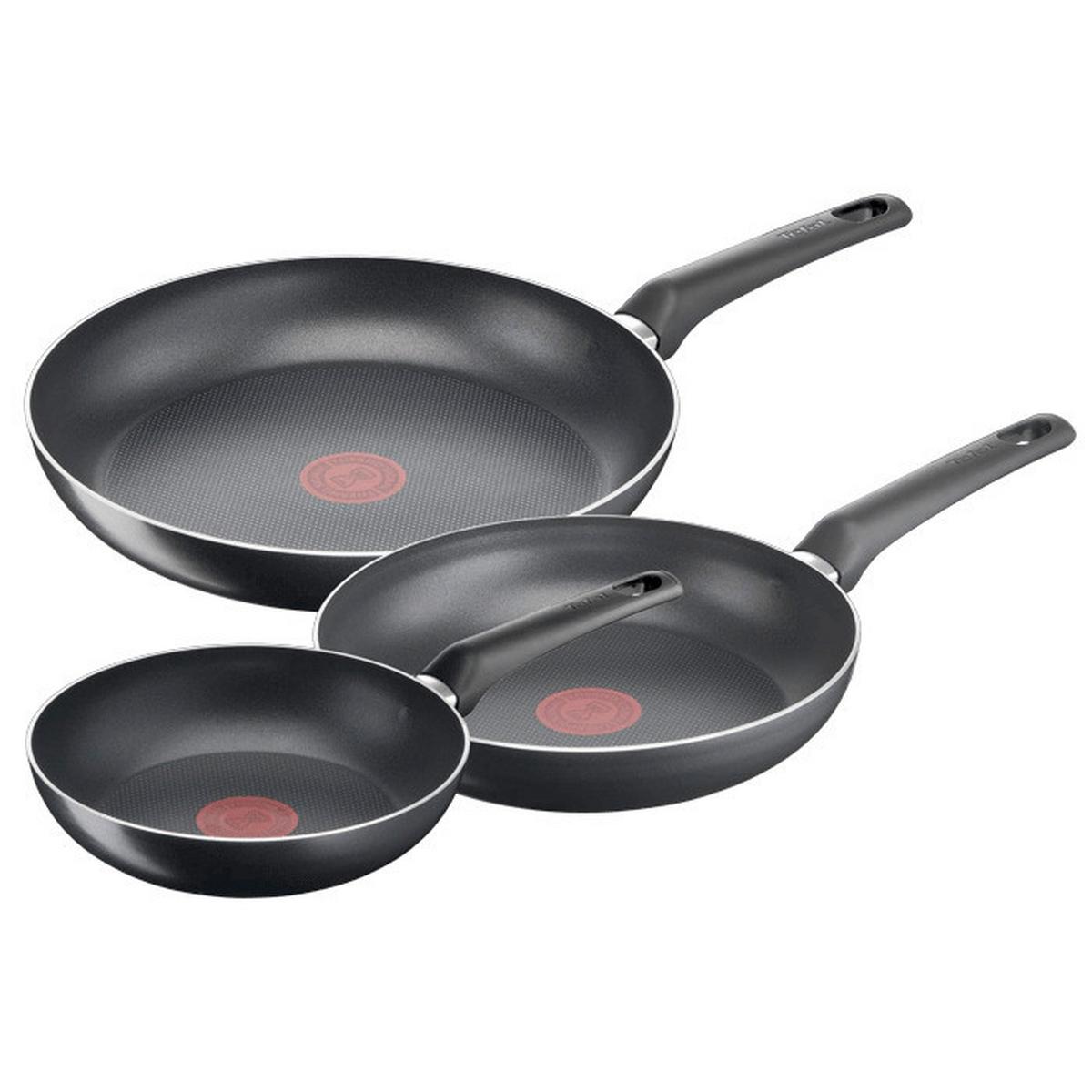 PFANNENSET SIMPLE COOK - Schwarz, Basics, Metall