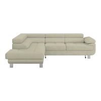 Ecksofa Mit Schlaffunktion & Bettkasten Savona Sandfarben - Sandfarben, MODERN, Textil (230/270cm) - Ondega