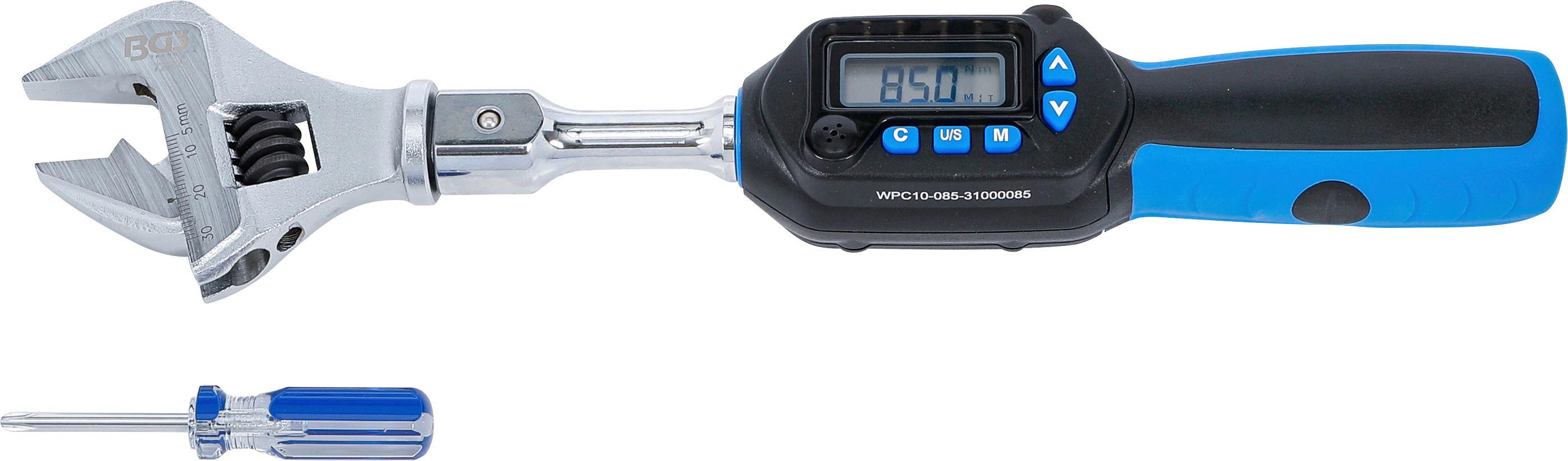 Rollgabelschlüssel Digitaler-Drehmoment - Blau/Schwarz, Basics (47,2/12,1/6,3cm)