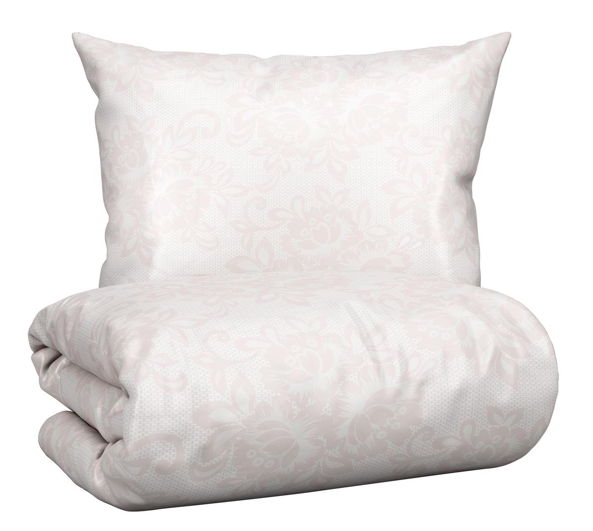 Povlečení Senta, 70/90 140/200cm - růžová, Romantický / Rustikální, textil (140/200cm) - Modern Living