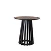 Couchtisch Leon Schwarz, 50 Cm - Schwarz, MODERN, Holz/Metall (50/50/50cm) - MID.YOU