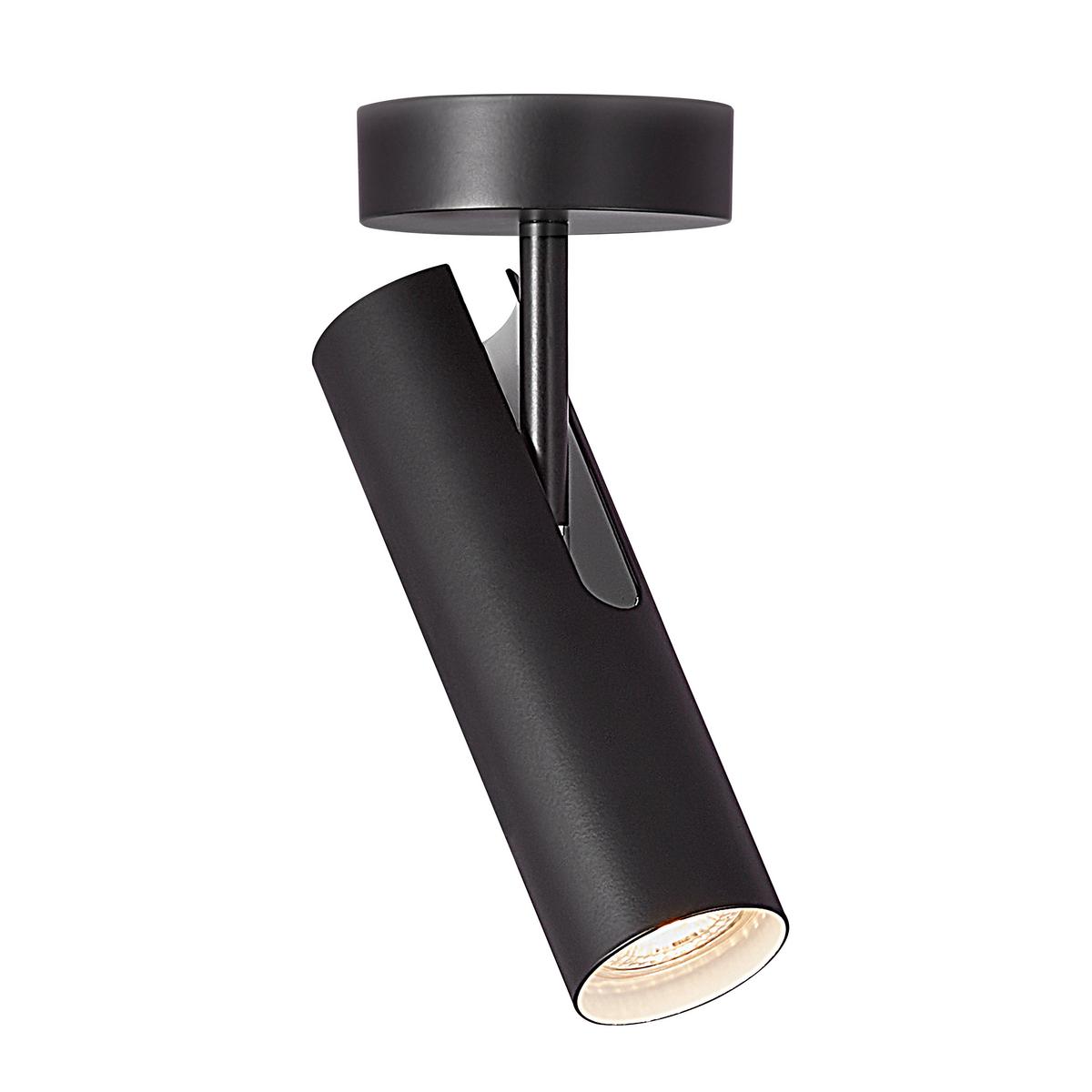 Wandleuchte Mib Schwarz D: 6 cm - Schwarz, Design, Metall (6/20cm) - Nordlux