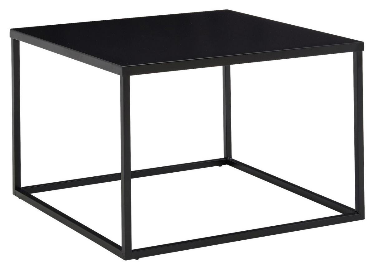 Konferenční stolek černý š: 60cm - černá, Moderní, kov (60/60/40cm) - MID.YOU