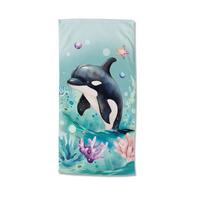 STRANDTUCH SPLASH - Türkis/Multicolor, Trend, Textil (75/150cm)