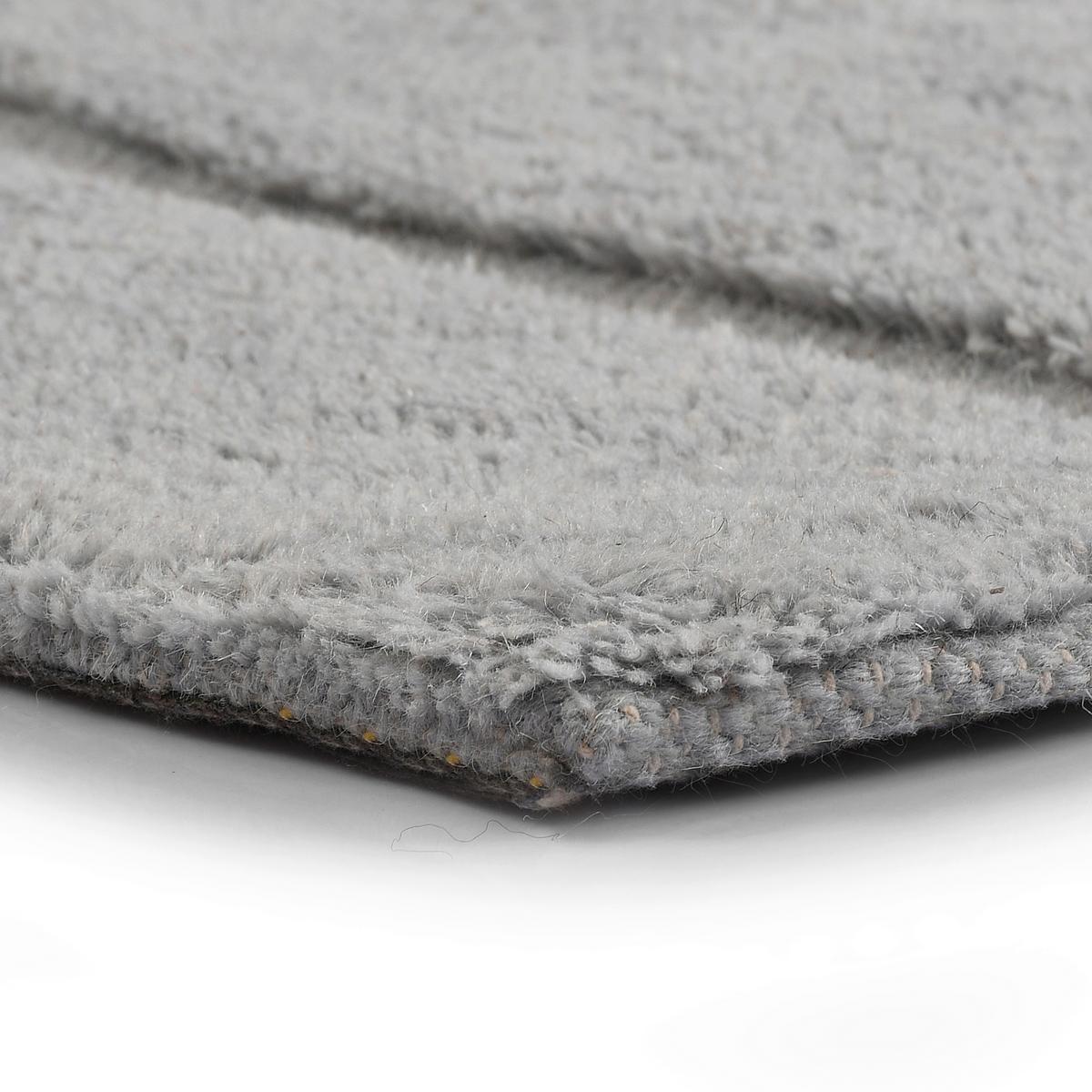 Wollteppich Bermudez Grauer Weichteppich - Grau, Basics, Textil (160/230cm)