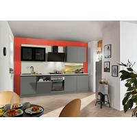 Küchenblock Clean - Anthrazit, Basics, Holzwerkstoff (300cm) - Express