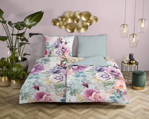 Wendebettwäsche Anamin Multicolor 135x200 cm - Multicolor, Natur, Textil (135/200cm)