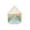 Spielzelt Zelt - Pastellblau/Weiß, Basics, Textil (124/142/124cm) - Pinolino