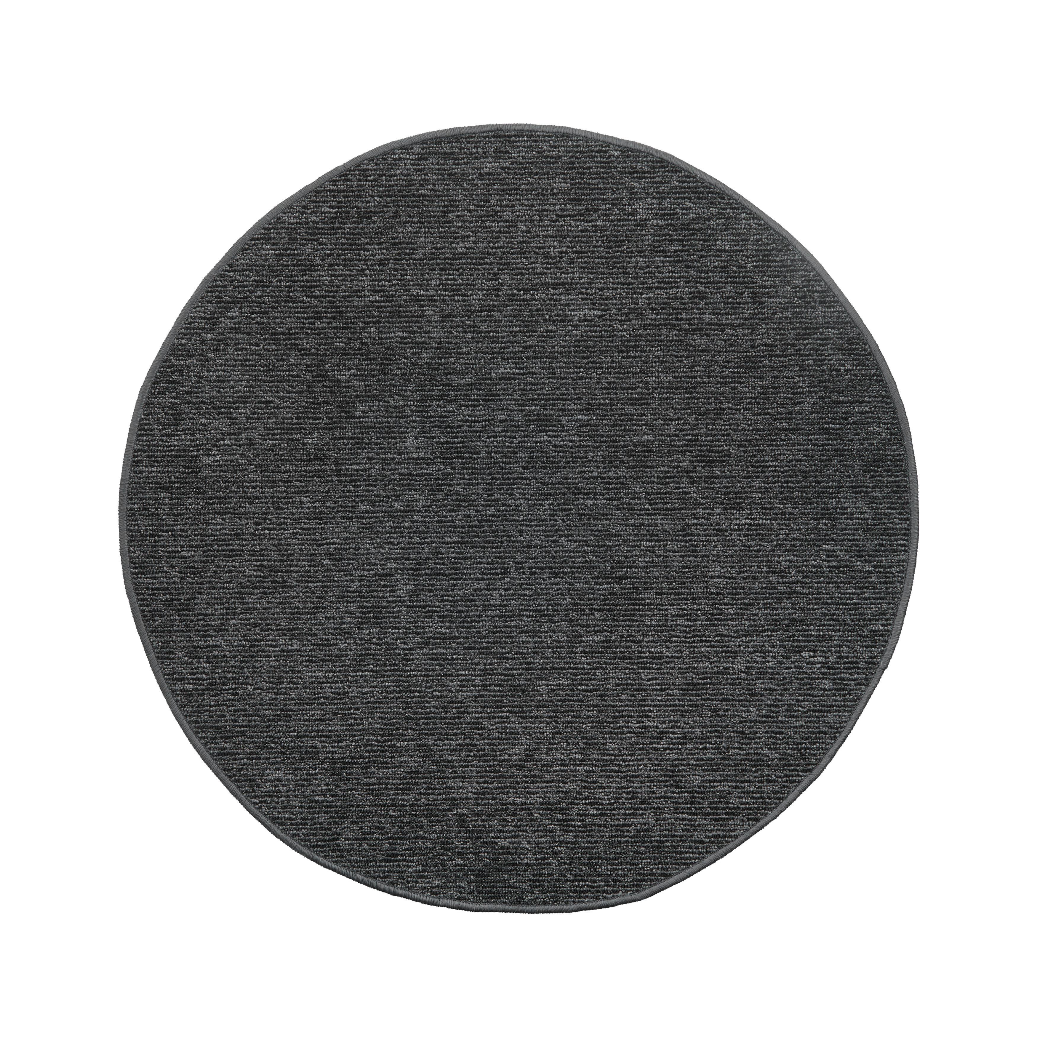 KOBEREC TKANÝ NA PLOCHO Alex 1, p: 80cm - antracitová, Konvenční, textil (80cm) - Modern Living