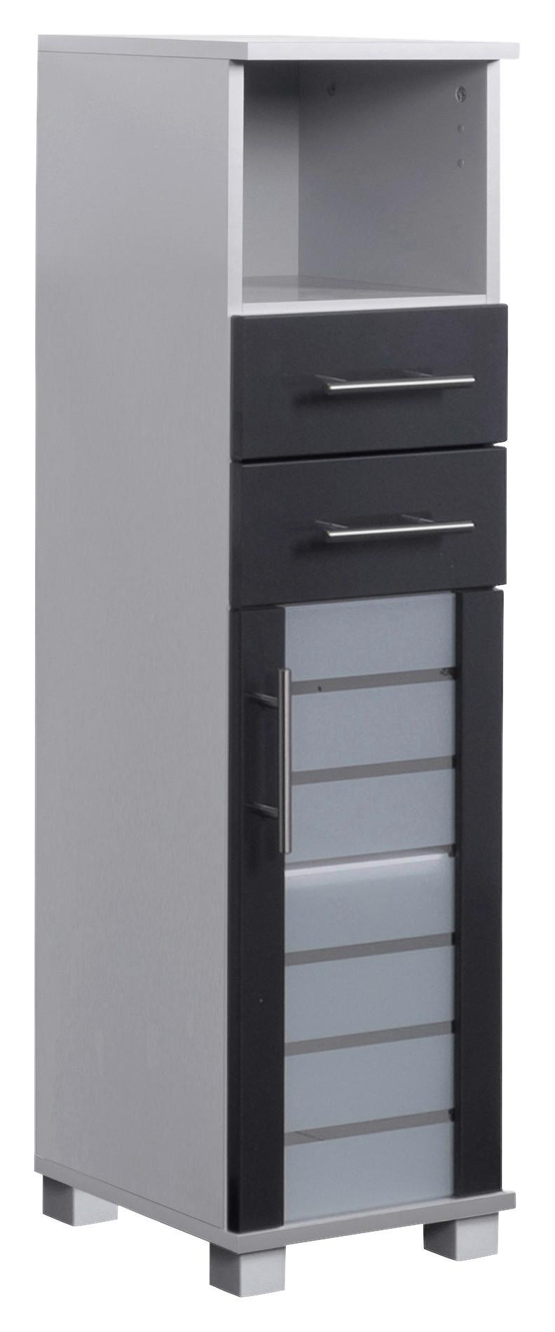 Midischrank Niko Anthr./silberfarben B: 30,3cm