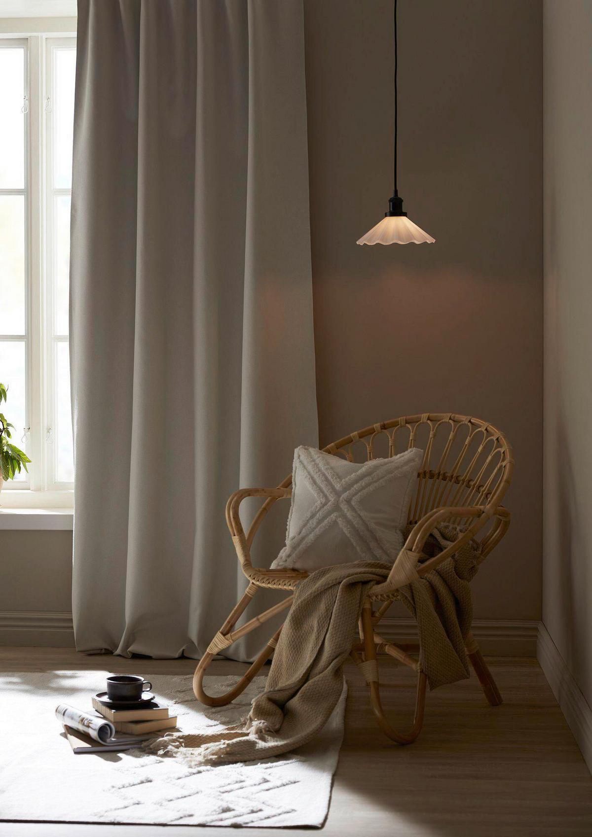 ZATEMŇOVACÍ ZÁVES COLIN - béžová, Basics, textil (270/280cm) - Svanefors