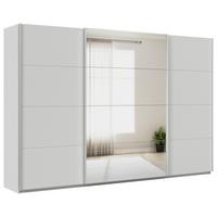 Tolóajtós Szekrény Feldkirch 315/210 Cm - világosszürke/ezüstszínű, Modern, faalapú anyag (315/210/62cm)