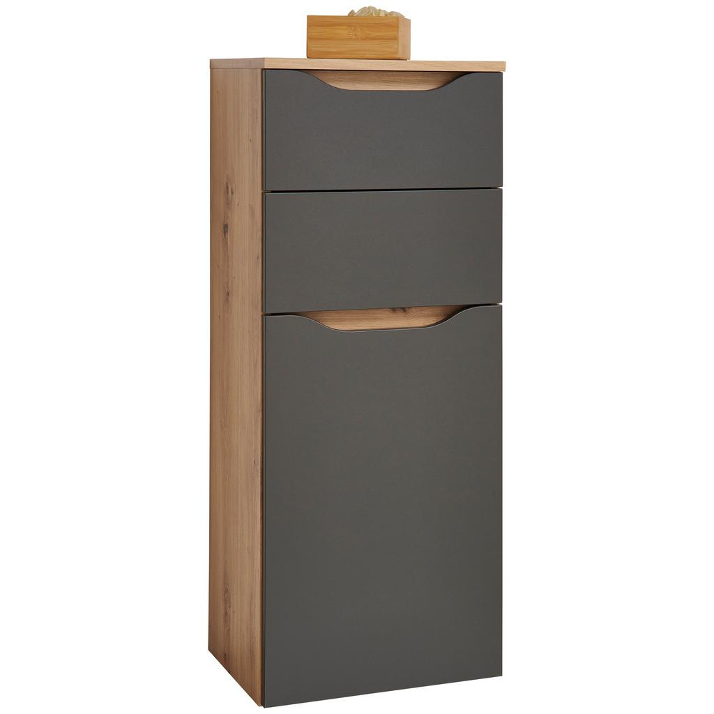 Badezimmer Unterschrank Giga BxH 40x102 cm Anthrazit