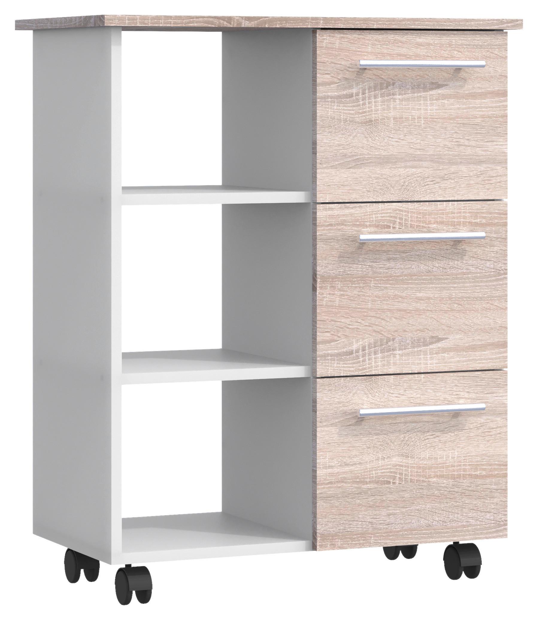 Allzweckwagen Esilo Sonoma Eiche/Weiß B: 38 cm