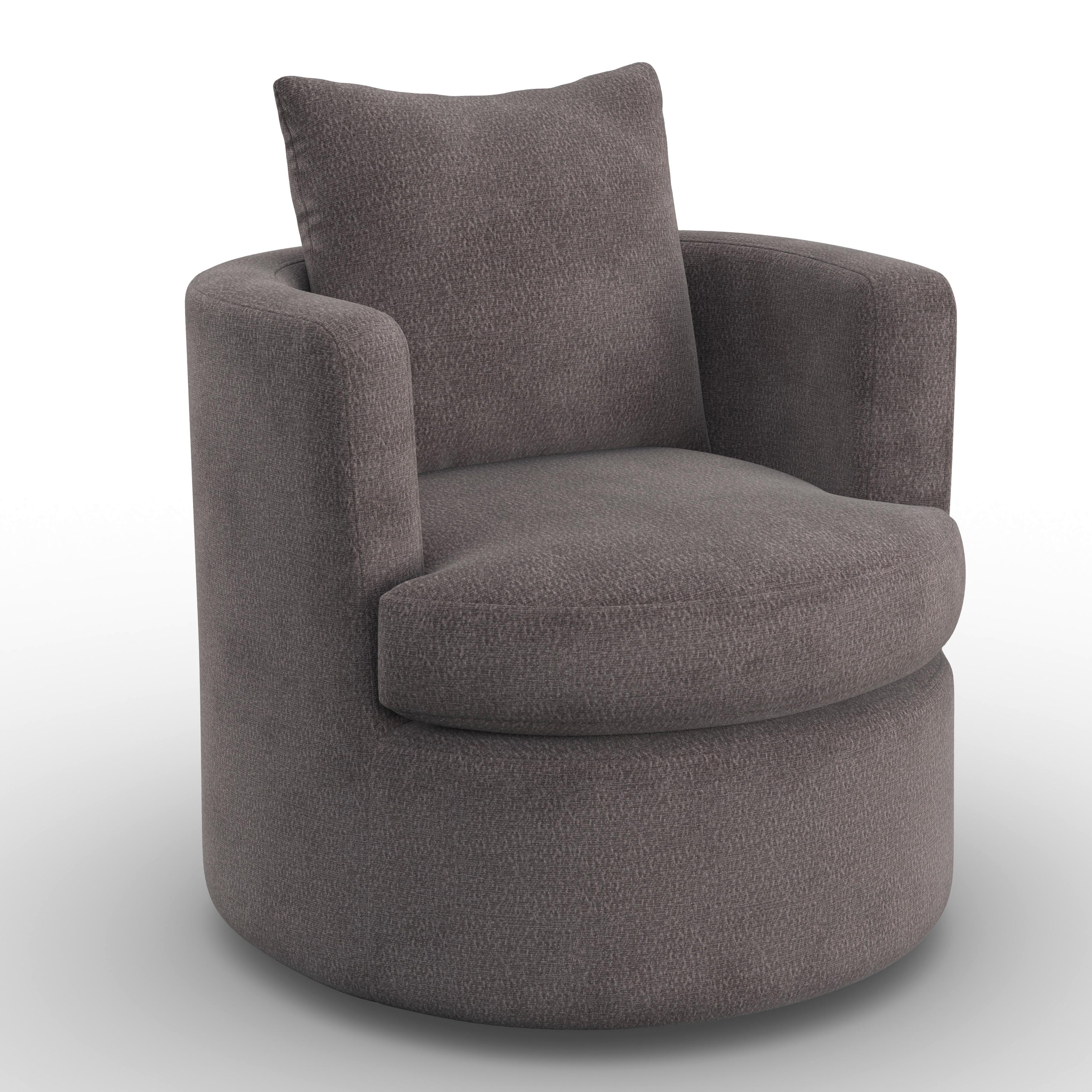 Relaxačné kreslo MARIETA, hnedá ženilka, max.140 kg - hnedá/čierna, Modern, kov/drevo (77/81/77cm) - Bessagi Home