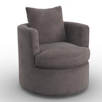 Relaxačné kreslo MARIETA, hnedá ženilka, max.140 kg - hnedá/čierna, Modern, kov/drevo (77/81/77cm) - Bessagi Home
