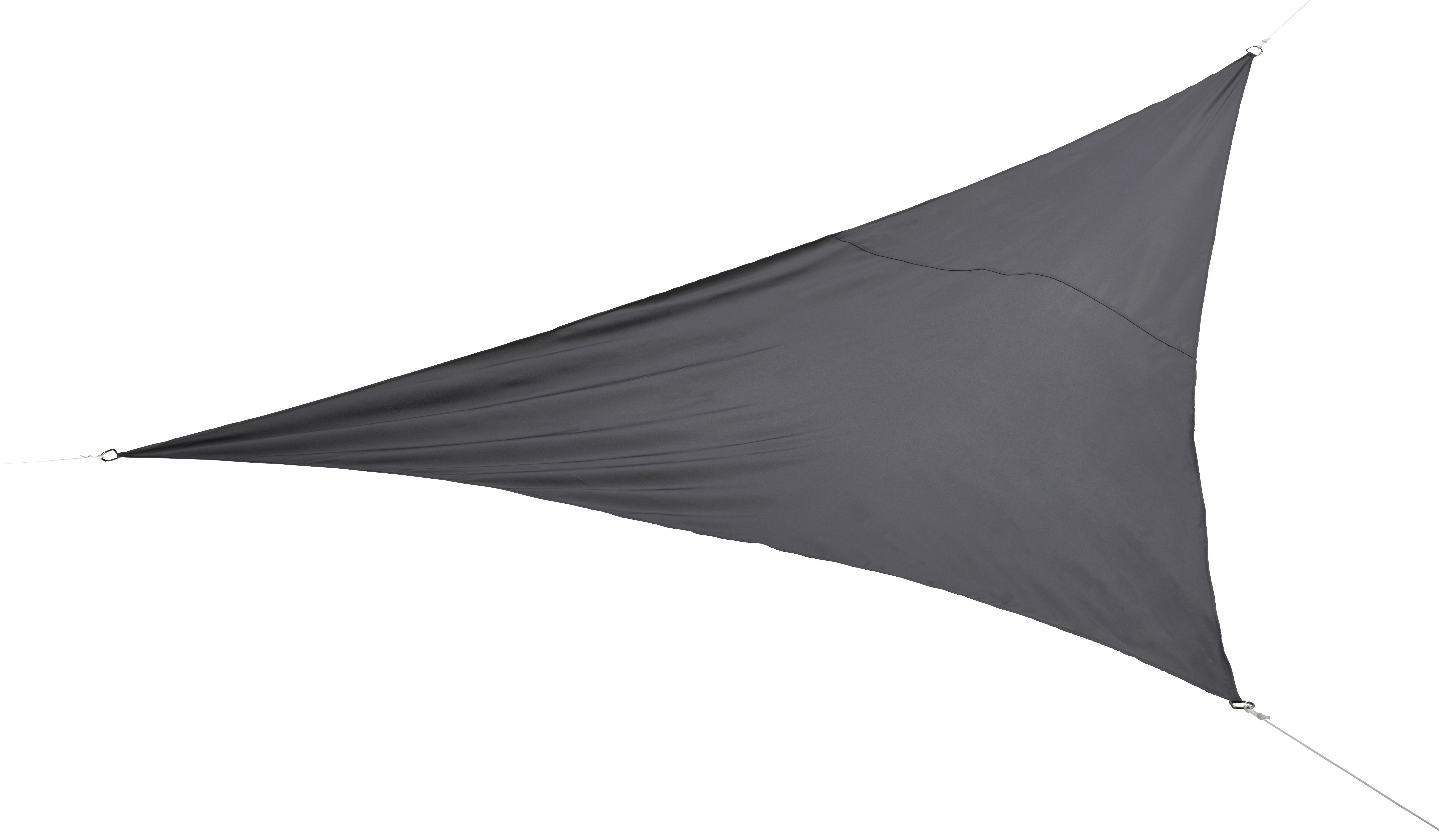 SLUNEČNÍ CLONA TIM 2 - tmavě šedá, Moderní, kov/textil (500/500/500cm) - Mömax