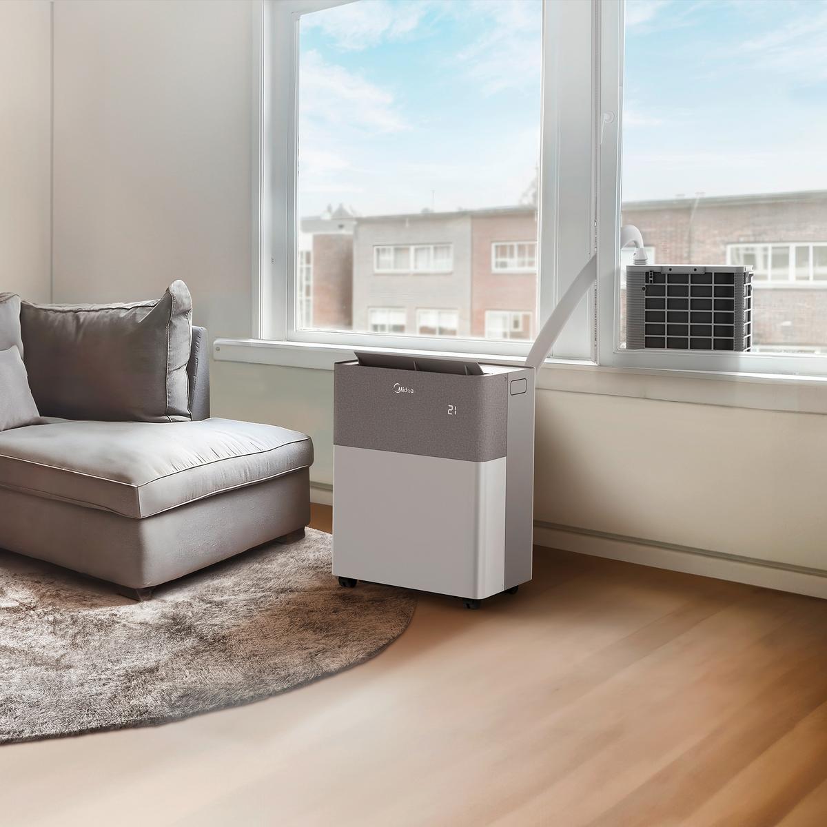 Klimaanlage Portasplit - Weiß, Basics, Kunststoff (51,8/64,6/34cm) - Midea