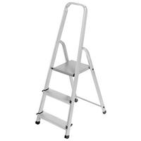 Létra Drald-3 - ezüst, fém (121/40/54cm)