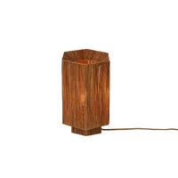 TISCHLEUCHTE PANAMA - Braun, Basics, Naturmaterialien (22/22/36cm) - Good & Mojo