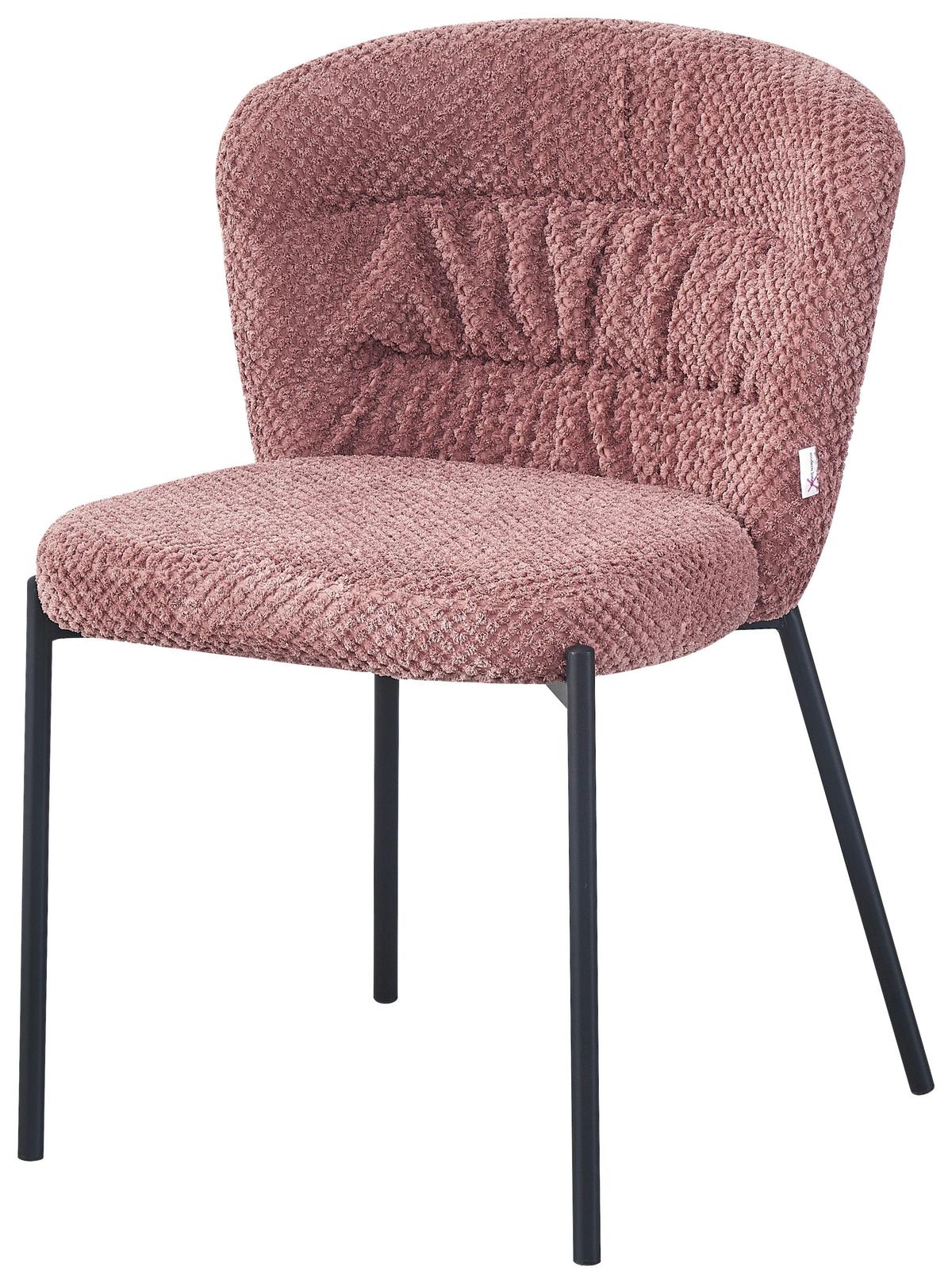Židle EMILY růžová - růžová/pink, Lifestyle, kov/dřevo (55/79/59cm) - Mömax
