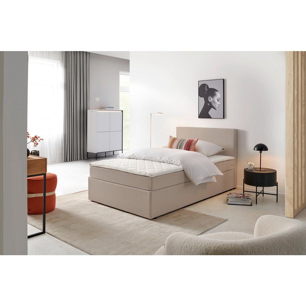 Boxbett Mit Topper 140x200 Carolina