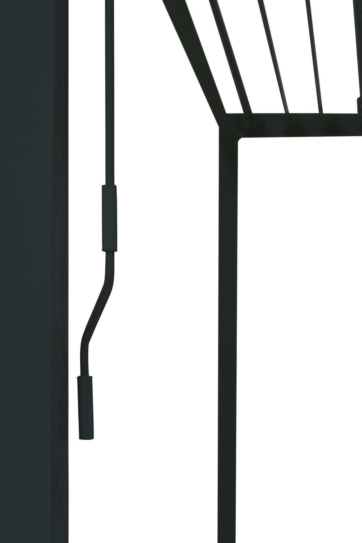 Pergola Deluxe 300x300cm Anthrazit - Anthrazit, MODERN, Metall (300/250/300cm) - Gardenson