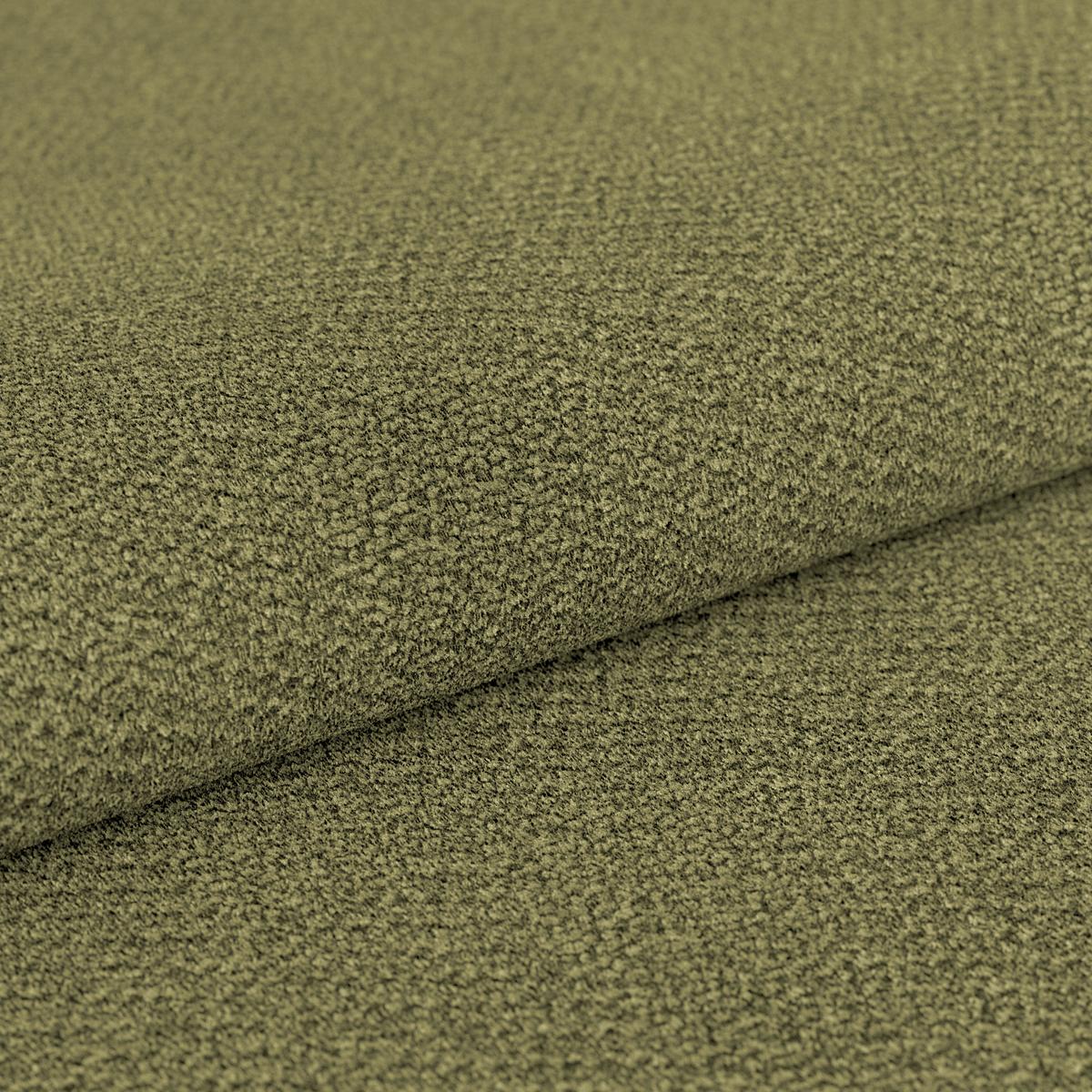 Ecksofa Barletta New Velours Grün, 289x228cm - Schwarz/Grün, ROMANTIK / LANDHAUS, Textil (289/228cm) - Luca Bessoni