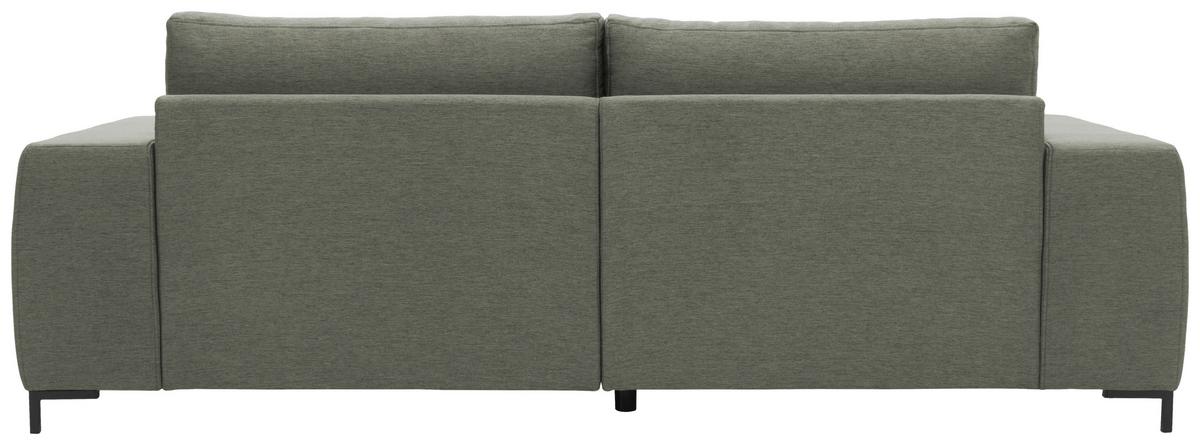Big Sofa Looks Vi B: 242 Cm Graubraun - Graubraun/Schwarz, Design, Textil (242/88/88cm) - LOOKS by W.Joop